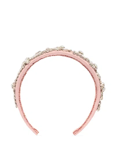 Erdem Embellished Satin Headband