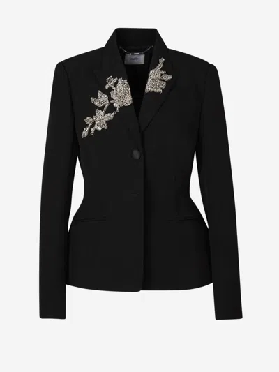 ERDEM ERDEM EMBROIDERED TAILORED BLAZER