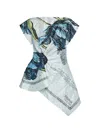 Erdem Printed Asymmetric Top In White