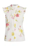 Erdem Floral Cotton Blouse