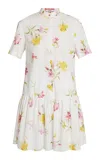 Erdem Floral Cotton Mini Dress