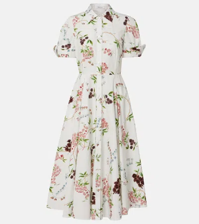 Erdem Mini Elegant Cotton Dress For Women In Multi