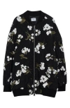 Erdem Embellished Wool-nylon Bomber Jacket In Black