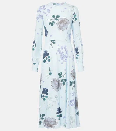 ERDEM FLORAL MIDI DRESS