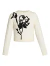 Erdem Floral-motif Crew-neck Sweater