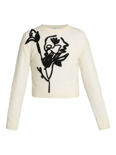 Erdem Floral-motif Crew-neck Sweater