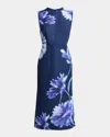 Erdem Floral Pencil Midi Dress