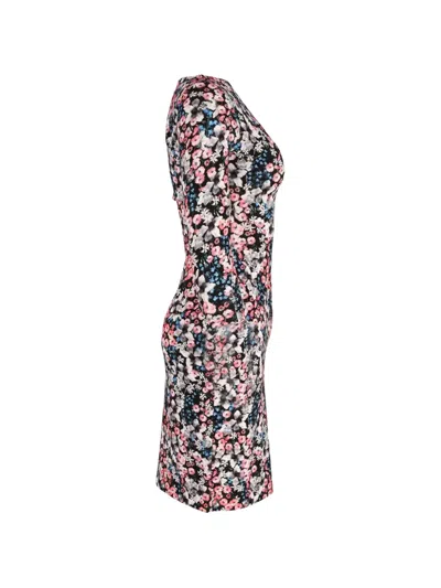 Pre-owned Erdem Floral Print Dress In Pink