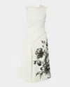 Erdem Floral Print Midi Dress