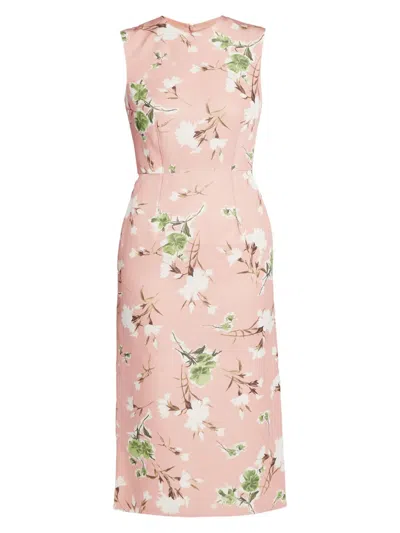 ERDEM FLORAL-PRINT MIDI DRESS
