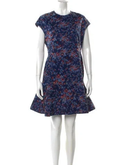 Pre-owned Erdem Floral Print Mini Dress