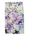 Erdem Floral Print Pencil Skirt In Multicolor Viscose In Multi