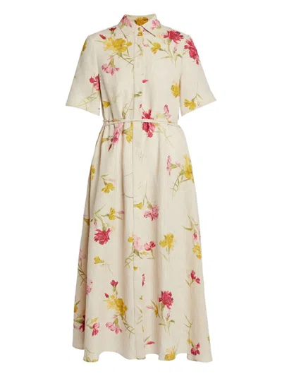 ERDEM FLORAL-PRINT SHIRT DRESS