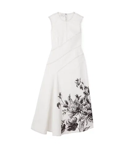 ERDEM SLEEVELESS MIDI DRESS