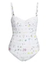 Erdem Floral-print Swimsuit