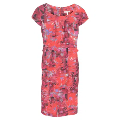 Erdem Floral-printed Cap Sleeve Midi Dress In Multicolor Viscose