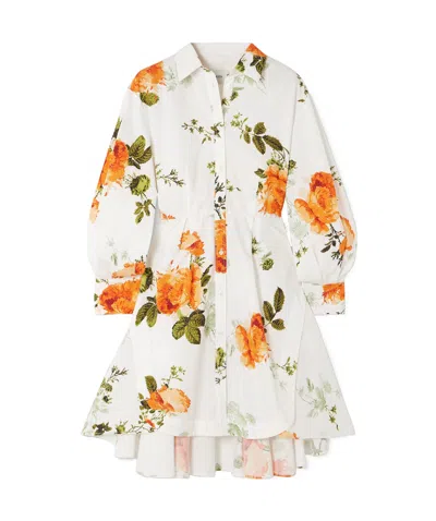 Erdem Floral Printed Dress In Multi