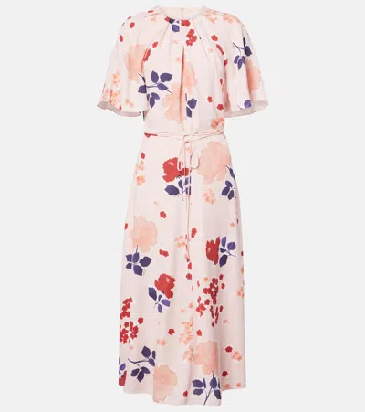 Erdem Floral Shirt Dress In White