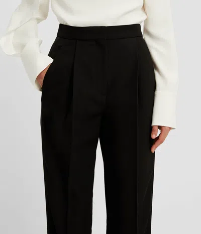 Erdem Grain De Poudre Tailored Trousers In Multi