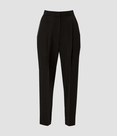 Erdem Grain De Poudre Tailored Trousers In Multi