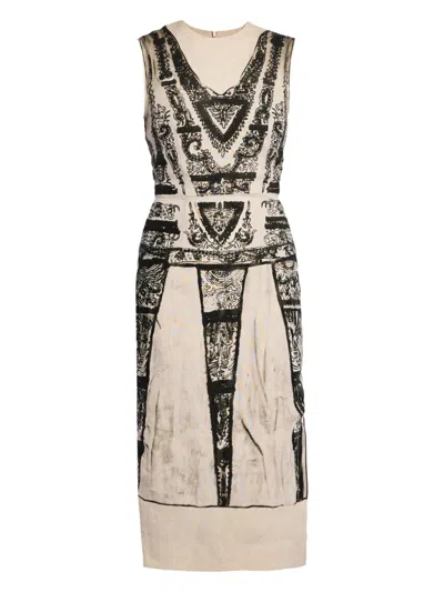ERDEM GRAPHIC PRINT DRESS