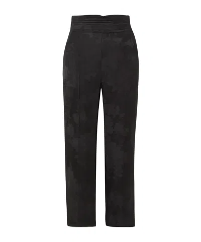 Erdem Helga Wool Blend Casual Pants In Black