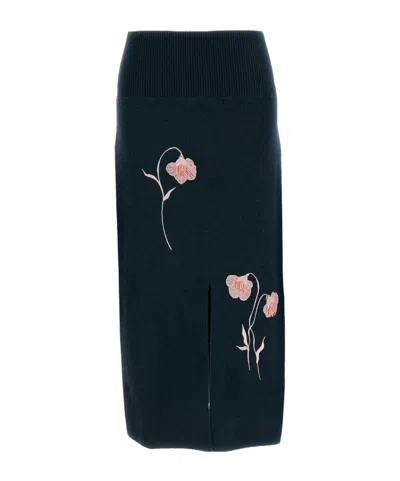 Erdem Knitted Skirt In Black