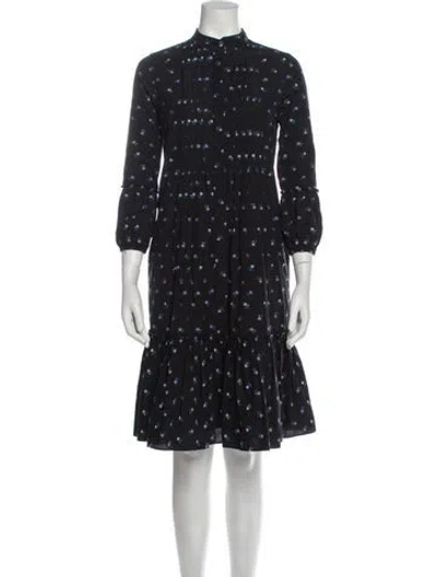 Pre-owned Erdem Lace Knee-length Dress In Black