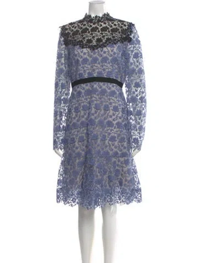Pre-owned Erdem Lace Pattern Knee-length Dress In Multi