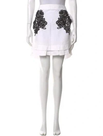 Pre-owned Erdem Lace Pattern Knee-length Skirt In Multi
