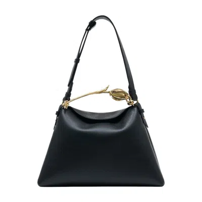 Erdem Large Bloom Bag In Black