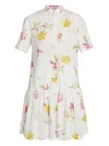 Erdem Floral-print Shirt Dress In White