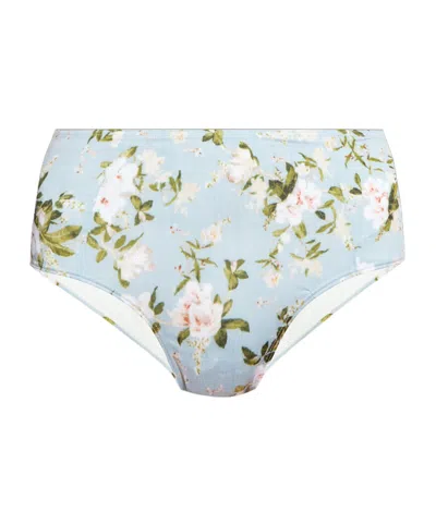 Erdem Logo Bikini Bottoms In Blue