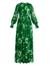 Erdem Long-sleeved Dress In Green
