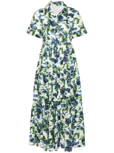 Erdem Lucia Midi Shirt Dress In White