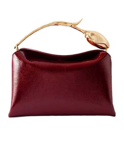 Erdem Medium Bloom Tulip-handle Tote Bag In Red
