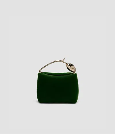 Erdem Micro Bloom Bag In Green