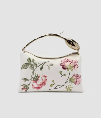 Erdem Midi Bloom Bag In Red