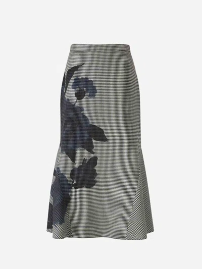 Erdem Midi Flare Fit Skirt