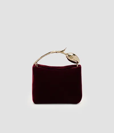 Erdem Mini Bloom Bag In Purple