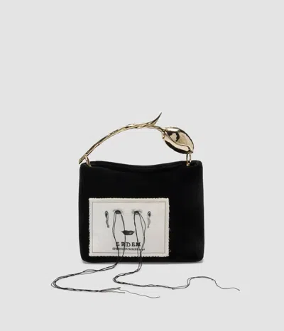Erdem Mini Bloom Bag In Blue
