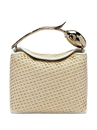 Erdem Mini Bloom Top-handle Tote Bag In Neutral