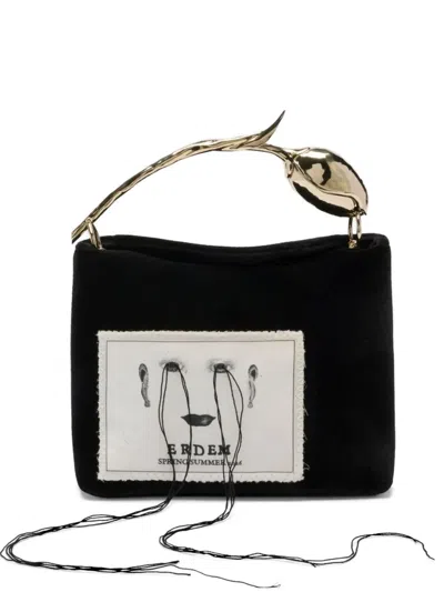 Erdem Mini Bloom Tote Bag In Black