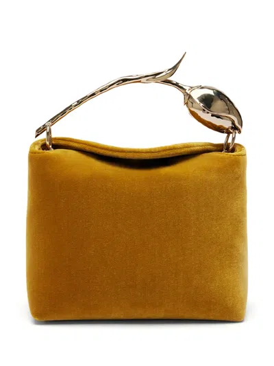 Erdem Mini Bloom Tote Bag In Yellow