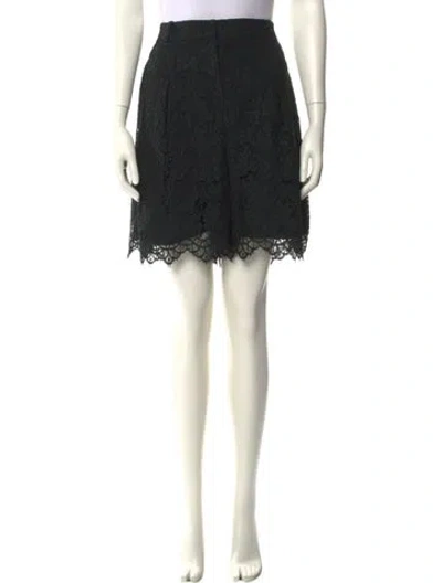 Pre-owned Erdem Mini Shorts In Black