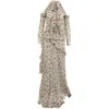 Erdem Off Shoulder Top And Tiered Maxi Skirt In Floral Print Silk In Multi
