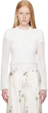 Erdem Off-white Long Sleeve Cardigan
