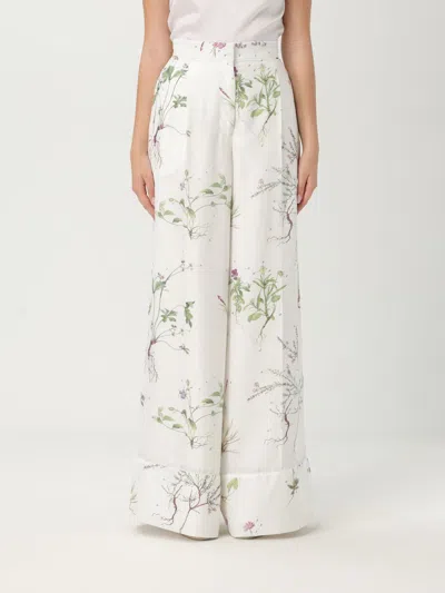 ERDEM PANTS ERDEM WOMAN COLOR YELLOW CREAM,427994090