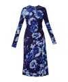 Erdem Pattern Dress In Blue