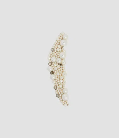 Erdem Pearl Alphabet Brooch I In Multi